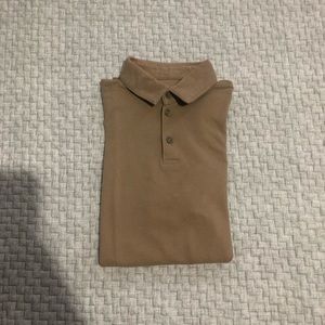 H&M Slim fit Polo shirt short sleeve / XS / Beige